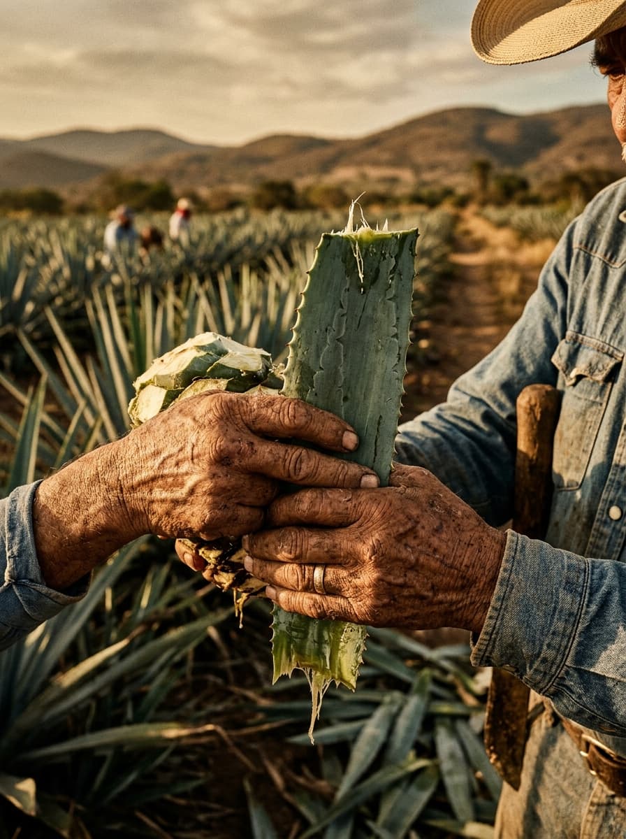 Hands working the earth